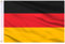 AhfuLife Grande Drapeau Allemand 90×150cm, 2Pcs Drapeau Allemagne Double Face avec œillets en Laiton en Polyester pour Décor Eurovision Euro Football Coupe fu Monde Fête Nationale Jardin Bar