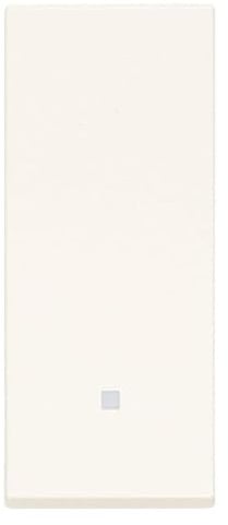 VIMAR 30024.B LINEA Deviatore basculante illuminabile, Max 100 W per lampade con alimentatore integrato (IEC 60669-1:2017), bianco