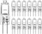 SINCHEREU G4 Halogen Leuchtmittel, Halogen G4 12V 20W, 10er Pack Dimmbar Warmweiß 2800K, Halogenlampen, Halogenglühbirne für Dunstabzugshauben Unterschrank-Puckleuchte Wohnzimmer