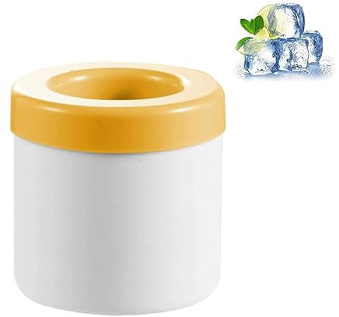 gotyou Silikon EiswüRfelform,Eiswürfelform Silikon mit Deckel,Silikon Eiswürfelbereiter Becher,EiswüRfelschale Eiseimer, für Cocktail und Jedes Getränk
