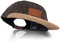 Blackskies® Obsidian 5-Panel Cap | Herren Damen Skater Basecap Wildleder Unisex Baseball Mütze Wolle Schirm - Braun-Braun