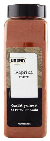 UBENA, Paprika Forte, Leggermente Piccante, Ideale per Salse, Formaggi a Pasta Dura, Marinature e Verdure, Formato da 500 gr