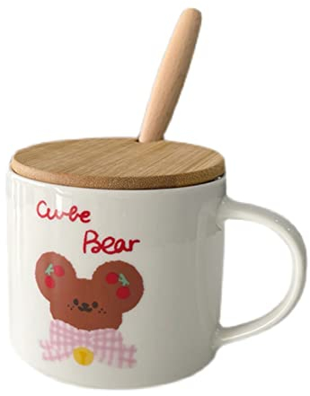 Juego de té de cerámica oriental, juego de tetera, linda taza de cerámica con tapa, cuchara, taza de porcelana, taza de leche, taza de café de cerámica, tazas de cerámica for té con leche y café, gran