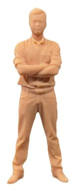 ZEDACAKAI Figurine Gentleman Man 1/43 - Figurines modernes - Modèle miniature - GK doit être coloré par vous-même - N°1