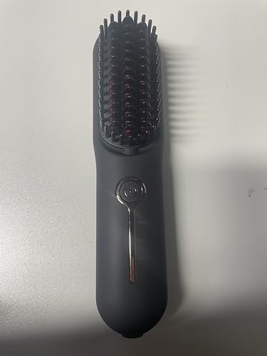 Coikes Cepillo Alisador Pelo Inalámbrico Portátil para Viajes 160-200 °C 3 Temperatura Regulable Mini Peine Alisador de Pelo Iones Negativos Recarga USB