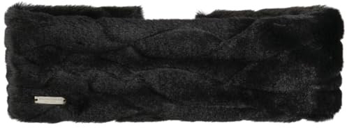 Seeberger Faux Fur Stirnband Headband Ohrenwärmer (One Size - schwarz)