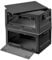 Xcase Camping Box: 2er-Set Faltbare Aufbewahrungsboxen mit Deckel, je 45 Liter, schwarz (Stapelkisten, Camping Kiste, Schuhregal)