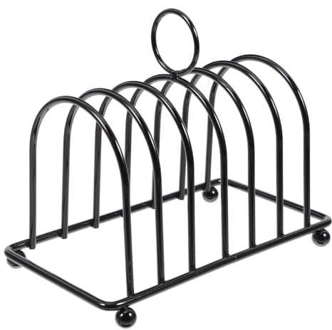 ULTECHNOVO Toast Holder Rack Bread Stand for Toast Bread Rack for 4 Slices Multifunctional Cooling Grid for Kitchen Dining Room and Restaurant Display Space Saving 5.71 X 4.72 X 3.43 in