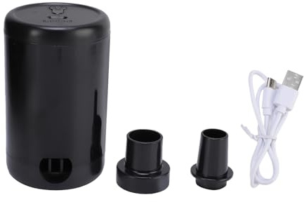 Pompe à air portable pour sacs de rangement sous vide, pompe à air de voyage, pour divers sacs économiseurs d'espace, pompe à sac étanche rechargeable par USB, pour compression, vêtements, bagages