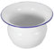 DEARMAMY 1Pièce Bassin de Décoratif pour Garçon Fille Pot de Ménager Portable Émail Spittoon pour Voyages Design Compact