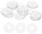Healifty 50 piezas Arandelas de Transparentes de Juntas Suelta para Reparación de Manijas de Ducha y Tornillos Vinilo Resistentes Accesorios de Hogar y Herramientas