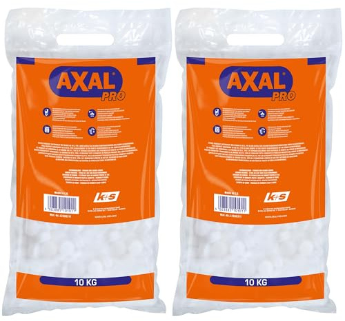 Water Softening Salt Tablets 10kg x 2 | EN973 Grade A Food Grade Salt | High Purity for Water Softeners | Reduces Limescale & Improves Appliance Efficiency | Suitable for Domestic & Commercial Use
