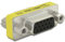 DeLOCK Adapter Gender Changer VGA - Adaptador VGA, Amarillo