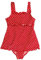 Playshoes UV-Schutz Badeanzug Mädchen Schwimmanzug Badebekleidung, Punkte mit Rock, 110/116