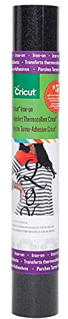 Cricut Iron-On's - 12 x 19 Iron-On Lite - Black