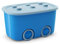 Kis Alto L Aufbewahrungsbox Funny Box 46 Liter in hellblau-blau, Plastik, 58x38.5x32 cm