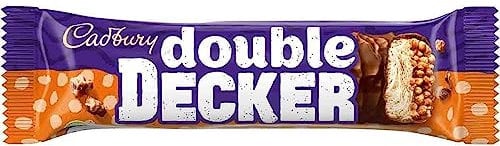 Cadbury Double Decker Chocolate Bar, 54.5 g, Pack of 24
