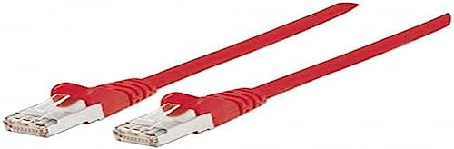 Intellinet 735803 Netzwerkkabel Cat6 SFTP LS0H Kupfer RJ-45 Stecker auf RJ-45 Stecker 10 m rot