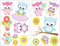Samunshi® 15x Wandsticker süße Eule Wandtattoo Kinderzimmer Mädchen Jungen Kinder Wandtattoo Babyzimmer Deko Junge Wall Stickers 2x 16x26cm