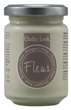 Fleur Chalky Look Paint - Dove Grey, 4.4 oz jar