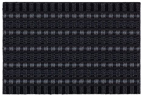 ASTRA Premium Außenbereich-Matte - Poly Brush - strapazierfähige Fußmatte - schwarz/anthrazit - 50 x 80 cm