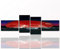 Leinwandbild Bayern Arena 4 tlg. je 30x50cm - Das Müchener Stadion als Leinwandbild