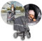 Reer Regenschutz DesignLine Rainsafe Activ für Buggys mit Verdeck und Liegefunktion sowie Sportwagen, 84041
