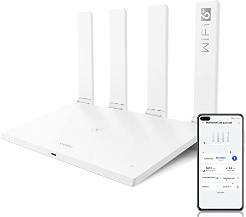 HUAWEI AX3 Pro Wireless Gigabit Ethernet Dual-Band (2.4 GHz 5 GHz) Weiß (WS7200-20)
