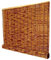 YUJ1ANHUAA Natural Schwarz Linie Schilf Vorhang,Bambus Rollo,Reed Vorhang,Bambusvorhang Fenster Sichtschutz Rollos,Sonnenschutz Schatten Handgemacht,Retro Strohvorhang,Anpassbar (120x142cm/47x56in)