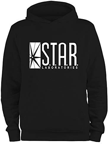 STYLETEX23 Kapuzenpullover Star Laboratories Labs Logo, schwarz M