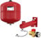 18 Litre Red Heating Expansion Vessel with Sealed System Kit and Pro Wall Mount