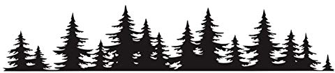 Auto-Aufkleber, Wald-Bergblick Auto-Aufkleber, Vinyl-Berg-Aufkleber, Baum-Aufkleber Für Kofferraum, Karosserie-Aufkleber, Für Camper-Anhänger Tür-Panel-Aufkleber-Autoaufkleber Für Auto-Side-Aufkleber