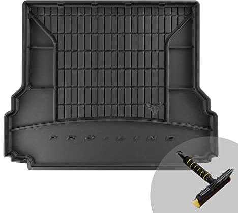 FROGUM ProLine 3D Gummimatte Exklusive Auto Kofferraummatte Kofferraumwanne für BMW 5er G31 2017-2023 | Bequemer Organiser | Die höchsten Kanten
