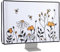 kwmobile 27-28 Monitor Hülle - PC Bildschirm Schutzhülle für 27-28 Monitor - Computer Cover Case