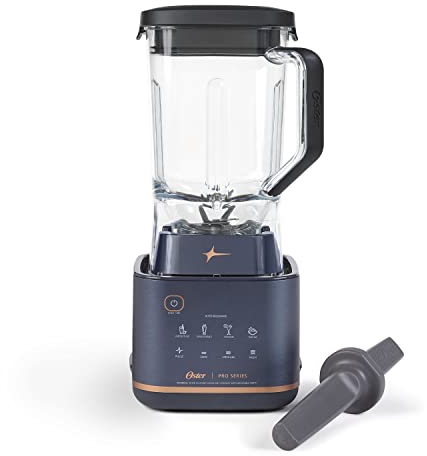 Oster Pro Series Blender with XL 9-Cup Tritan Jar and Tamper Tool, Dark Blue