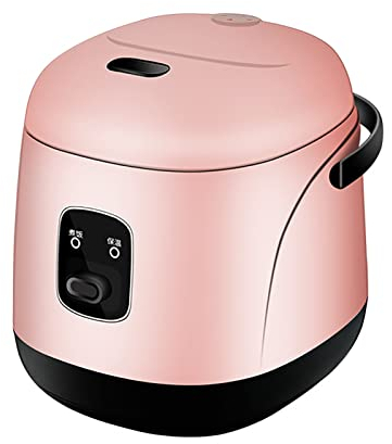 Olla multifunción - Mini eléctrica con Luces indicadoras para 1-2 Personas, Rosa