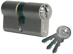 ISEO FRANCE SAS (CAVERS) HEC00479 City-Zylinder ISEO 30Bx30 mm Messing vernickelt – Knopf – variiert V05 KCF001921 – 525930329V05