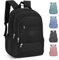 KTUEOV Sac a Dos College, Sacs à Dos Loisir Étanche avec Compartiment pour 15.6'' Ordi Portable Cartable Fille Collège en Nylon Multipoches, Leger Sac à Dos Ecole Backpack Femme pour Voyage, Travail