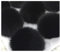 Egurs Kunstfell Bommel Pompon Fellbommel Fuchspelz Flauschige Pompons Ball DIY Bunte Bommeln bälle für Mützen Tasche Schals Schlüsselanhänger Dekoration Zubehör,9cm Schwarz 1 Stück