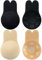 Ambesty Reggiseno Adesivo, 2 Paia Reggiseno Push Up Invisibile in Silicone, Reggiseno Adesivo Lavabile Riutilizzabile Appiccicoso per Le Donne (C-D)