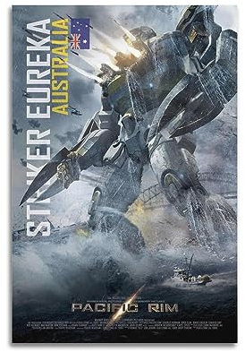 ONZS Film- und Fernsehposter, Motiv: Pacific Rim, klassische Poster, Wandkunst, Dekoration, Album, Poster, 50 x 75 cm, ungerahmter Stil