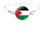 KUAIYIJU Bracelets en cuir avec drapeau de la Palestine - Bracelet de perles tissées multicouches pour homme et femme - Bijoux tendance