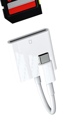 USB C SD Kartenleser Speicherkartenleser Handy Adapter Speicherkarten Externer Cardreader Type-c Lesegerät für Apple iPhone 15 für iPad Pro Kompatibel für Samsung Digitalkamera Memory Kartenlesegerät