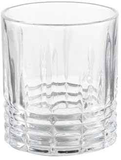 BRANDANI Bicchiere tumbler acqua whisky Linee set 6 pezzi vetro 300 ml