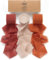 Vitalizart Schleifenband Gebrannte Orange, 3,8 cm x 19,2 m Geschenkband Breit Hochzeit Chiffonband Stoffband, Bänder-Set für Hochzeitseinladungen, Brautsträuße, Geschenke, Verpackungen