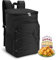 Kühlrucksack, Wasserdichten Kühltasche Rucksack, Groß Isolierte Kühltasche Thermo Lunchtasche für Picknick Camping Outdoor Reisen BBQ Wandern Schwarz