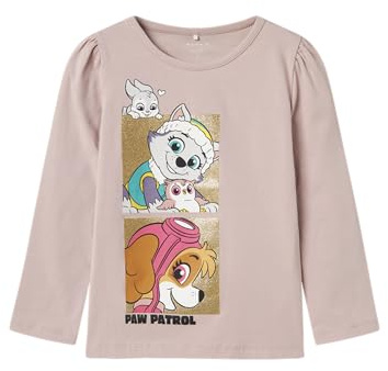 Name IT Mädchen Name It Girl Oberteil mit Langen Ärmeln Paw Patrol Nmfjoana Paw Ls Top Box Noos Cplg (1er Pack)