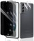 2×Anti-Espion Verre Trempé pour Samsung Galaxy S21 + 2×Protection Camera Objectif Arriere appareil Photo, Privacy Film de Protection écran Anti-Spy, Dureté 9H Glas, Anti Rayures, Sans Bulles