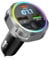 ORIA Bluetooth FM Transmitter Auto, KFZ Bluetooth 5.3 Adapter mit PD 30W & QC3.0 18W Schnellladung, 5-Farbiges Umgebungslicht, Freisprechen, Unterstützung BT, USB-Disk
