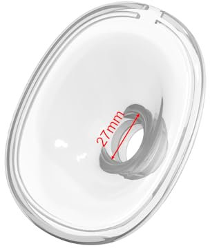 S32 Milchpumpenflansch, 27 mm, kompatibel mit Lansinoh Discreet Duo, NCVI Nuliie NICEGREEN Life Zooawa S32 Milchpumpen-Ersatzteile, s32 Milchpumpe, 27 mm Silikon-Flansch-Zubehör, 1 Stück